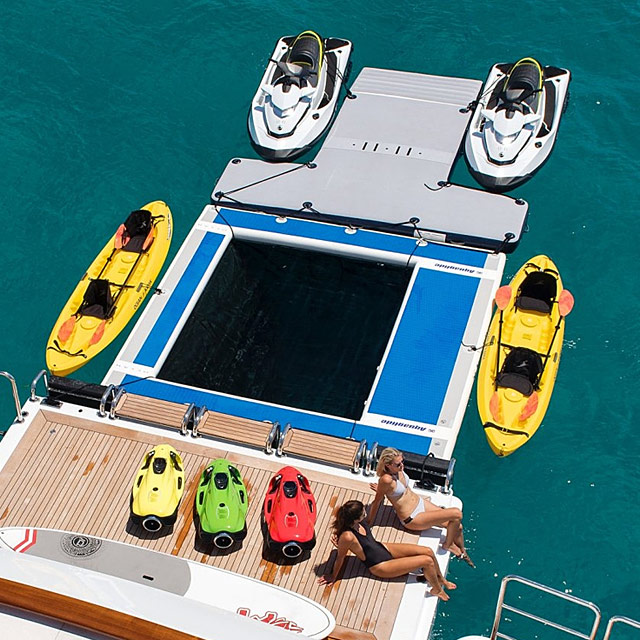 super yacht water toys